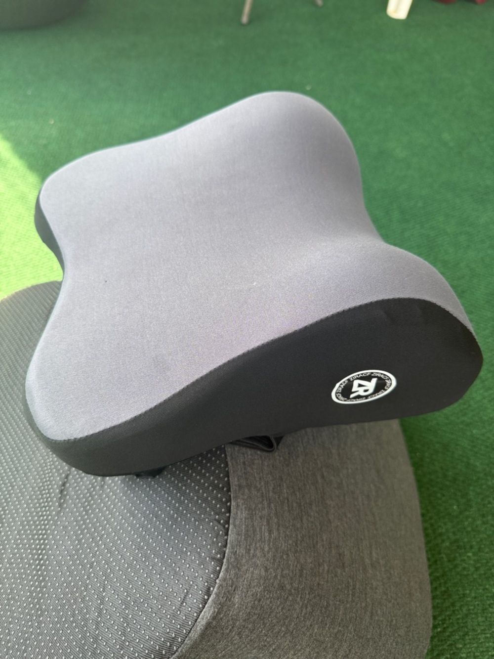 2 Neck Ergonomic Gray Memory Foam VR/Accessory Support Cushion bundle
